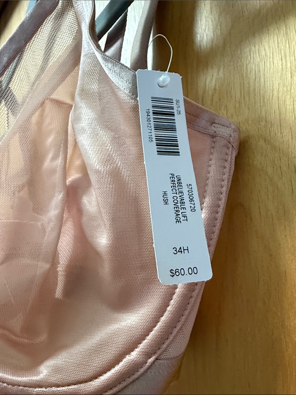 Soma Hush Pink Underwire Bra